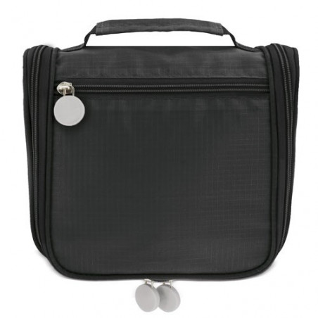 Beauty case da viaggio unisex da regalare a natale con sacchetto e adesivo