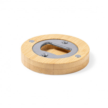 Apribottiglie in legno magnetico personalizzato per matrimoni