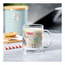 Tazza stampata con scritta Examen geschafft - Regalo per laurea o
