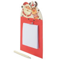 Blocco note con magnete di Natale con adesivo personalizzato
