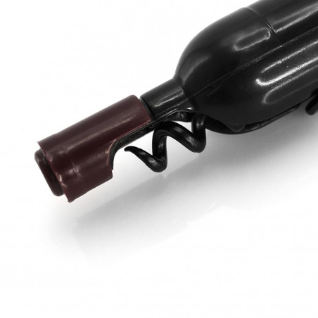 Apribottiglie a forma di bottiglia di vino con segnalibro della comunione del bambino