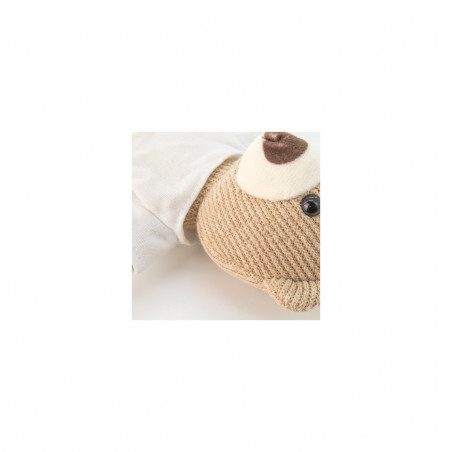 Orsetto di peluche personalizzato con cono di dolci in busta di carta per bambini per compleanni
