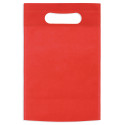 Scaldamani a forma di cuore rosso con borsa e adesivo personalizzato