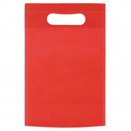 Scaldamani a forma di cuore rosso con borsa e adesivo personalizzato