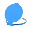 Specchietto pieghevole blu con adesivo personalizzabile per un bambino della comunione da regalare
