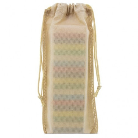 Jenga colorato con sacchetto e adesivo personalizzato