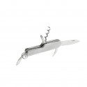 Coltello multiuso in argento con adesivo a forma di cuore personalizzabile per invitati maschili al matrimonio