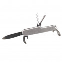 Coltello multiuso in argento con adesivo a forma di cuore personalizzabile per invitati maschili al matrimonio