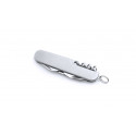 Coltello multiuso in argento con adesivo a forma di cuore personalizzabile per invitati maschili al matrimonio