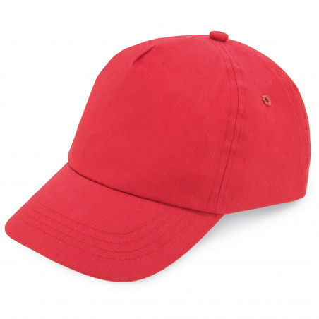 Cappellino 100% cotone con badge personalizzato