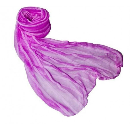 Foulard da collo per donna in color lilla in barattolo trasparente e adesivo personalizzabile per la giornata della donna