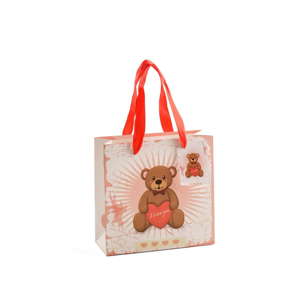 Piccola borsa a forma di orsetto