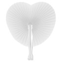 Pai Pai a forma di cuore bianco con etichetta personalizzata per matrimoni