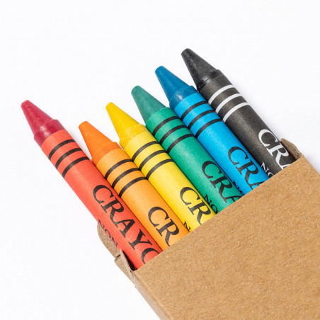 Vaso da colorare con semi e scatola di pastelli personalizzata per un regalo per bambini