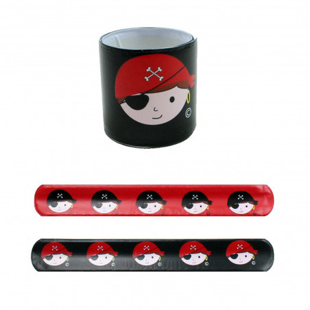 Lavagna pirata e bracciale in sacchetto rosso dettaglio per bambini