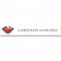 Adesivo personalizzato di cars per eventi 5x1cm