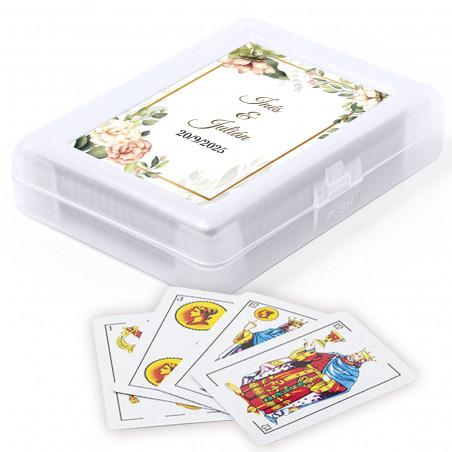 Mazze di carte spagnole personalizzate con adesivo