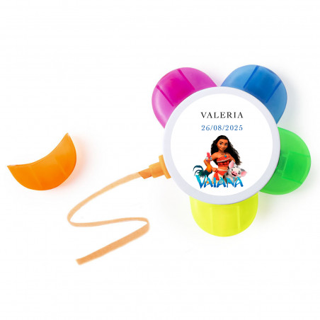 Marcatori a forma di fiore personalizzati collezione vaiana