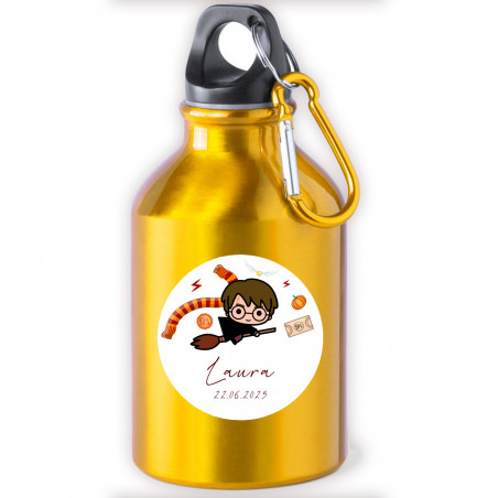 Bidone personalizzato harry potter colore giallo 330 ml