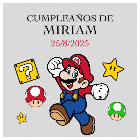 Immagine personalizzata in ceramica collezione mario bros