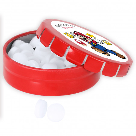 Distributore di caramelle personalizzato mario bros dettaglio originale per eventi infantili