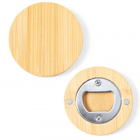 Apribottiglie magnetico in bambù Un dettaglio pratico ed elegante
