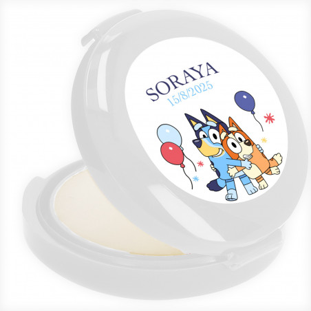 Balsamo labbra personalizzato collezione bluey e bingo dettaglio ideale per compleanni e comunioni
