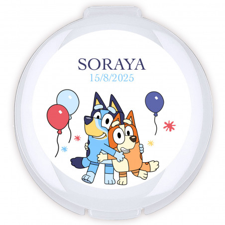 Balsamo labbra personalizzato collezione bluey e bingo dettaglio ideale per compleanni e comunioni