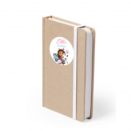 Quaderno personalizzato con disegno infantile dettaglio ecologico per eventi