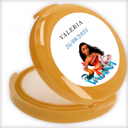 Balsamo labbra personalizzato collezione vaiana ideale per dettagli di eventi infantili