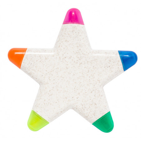 Marcatori fluorescenti stella personalizzati dettaglio originale per eventi infantili