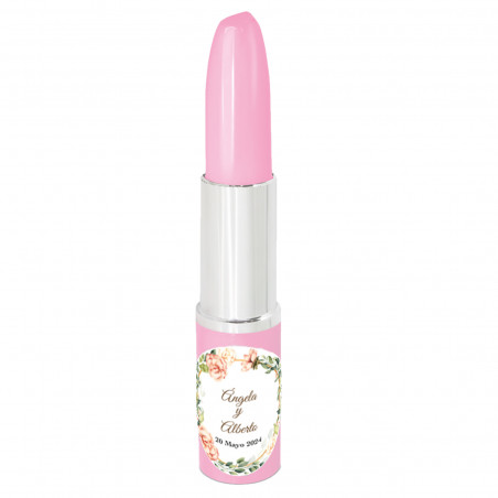 Penna rossetto con sacchetto matrimonio personalizzato