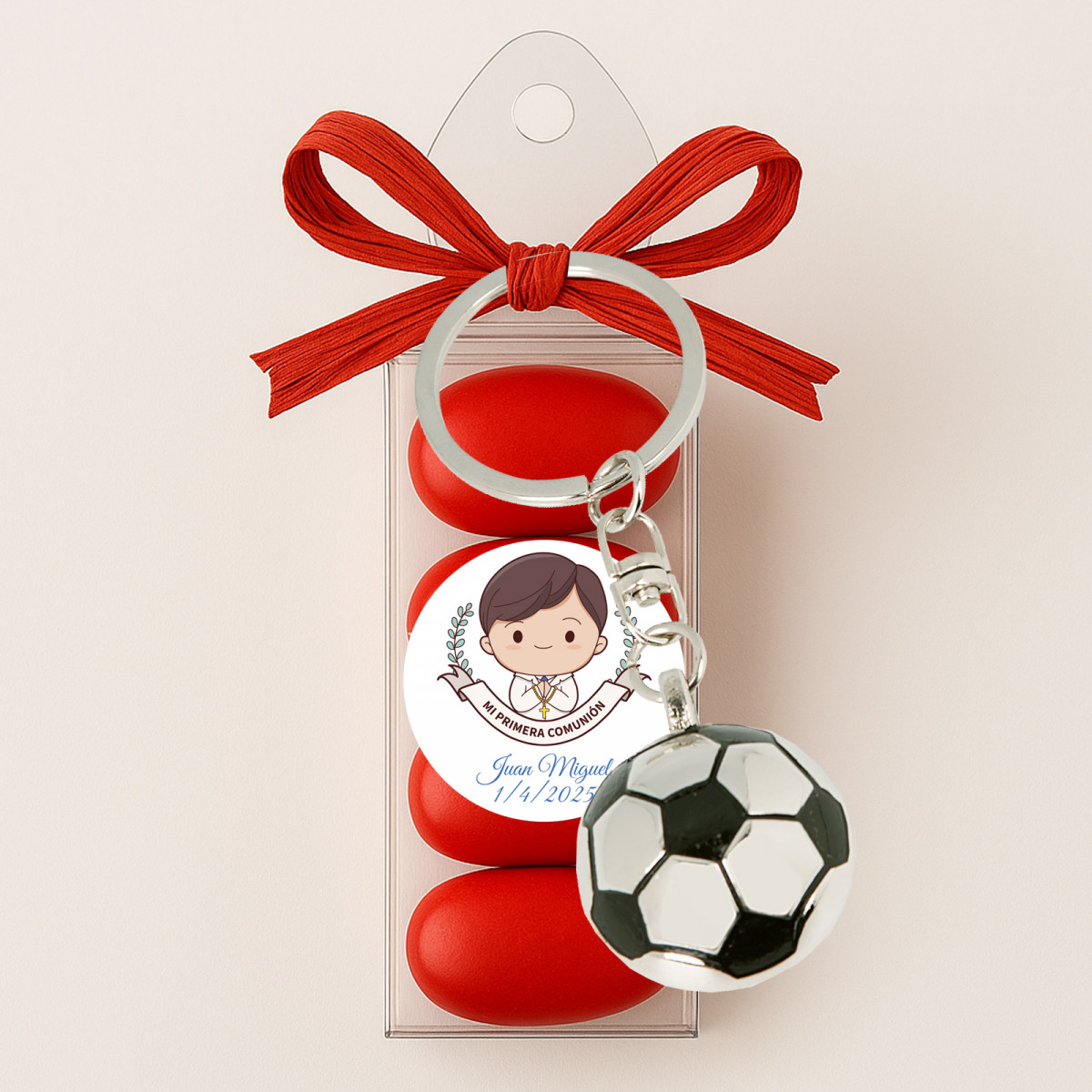 Portachiavi A Forma Di Pallone Da Calcio In Metallo - Regalo Per Bambini E Appassionati Di Sport - Portachiavi Calcio Per Compleanni, Feste E Bomboniere