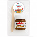 Nutella personalizzata con adesivo in busta trasparente con cucchiaio