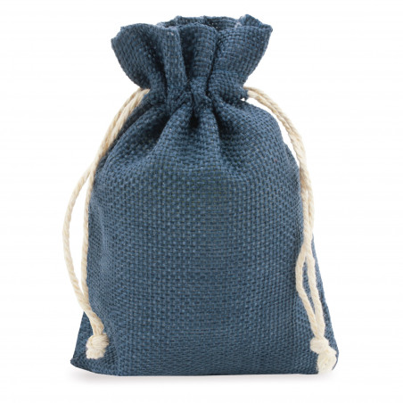 Balsamo labiale con aroma di vaniglia in borsa blu navy con adesivo: dettaglio per invitate di comunione