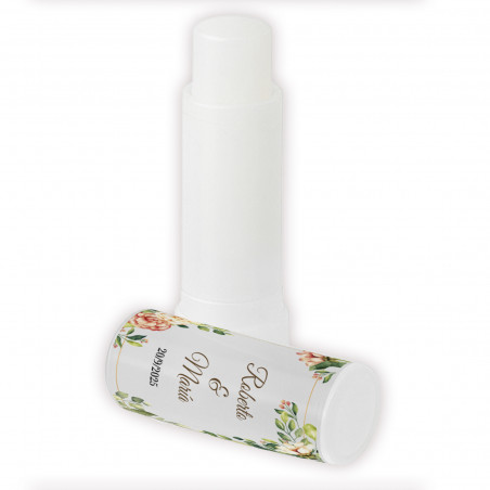 Balsamo labiale personalizzato con protezione solare spf15: dettaglio utile ed elegante per celebrazioni