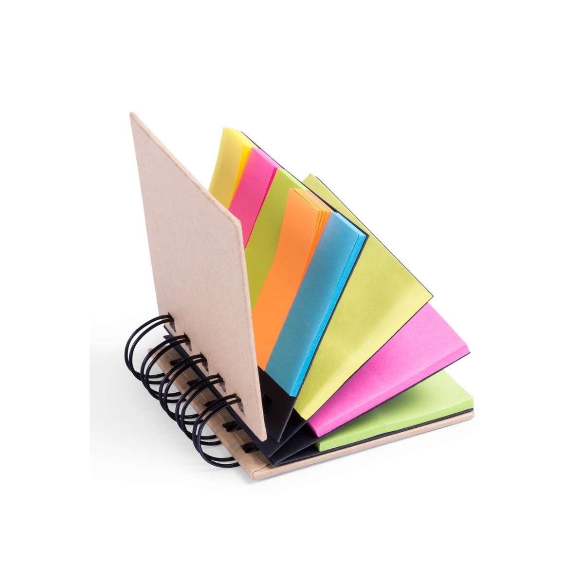 Libretto con post-it adesivi colorati