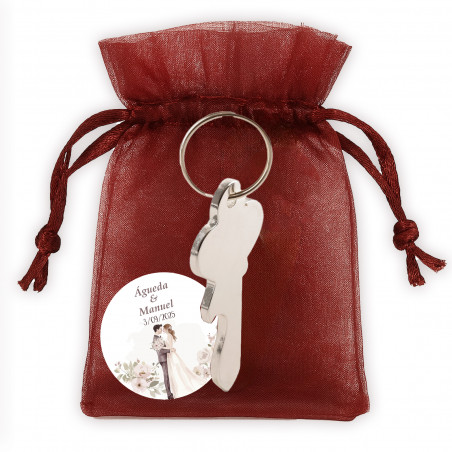 Portachiavi dettagli matrimoni outlet personalizzato