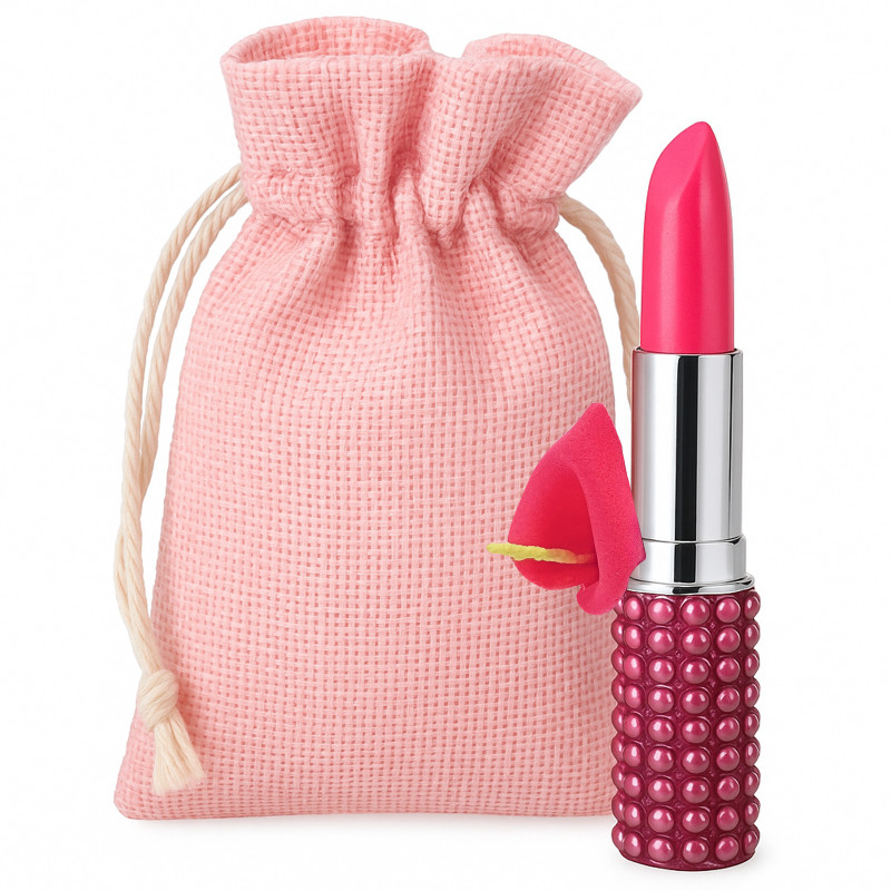 Penna rossetto in borsa decorativa
