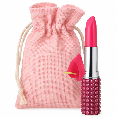 Penna rossetto in borsa decorativa