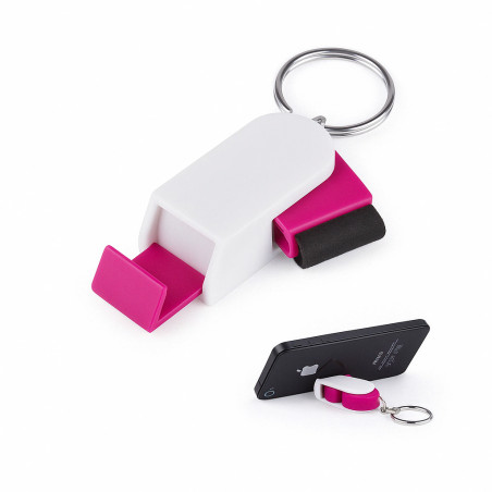 Portachiavi Supporto per Smartphone Pratico e Originale Color Rosa