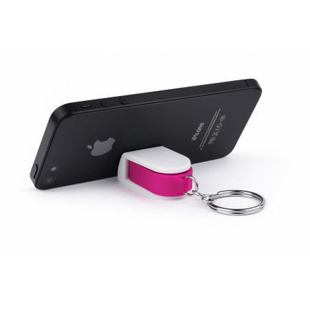 Portachiavi Supporto per Smartphone Pratico e Originale Color Rosa