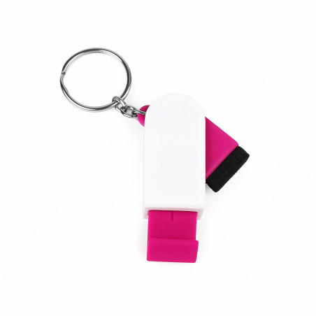 Portachiavi Supporto per Smartphone Pratico e Originale Color Rosa