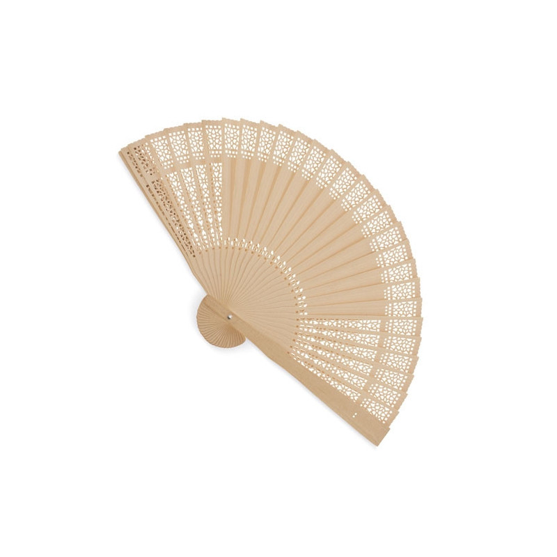 Healifty Ventaglio pieghevole a mano in legno di sandalo, stile cinese/giapponese, retrò, per compleanni, balli, matrimoni, decorazioni da parete (Panda