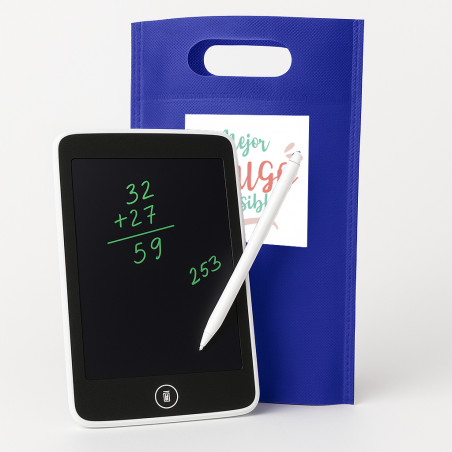 Lavagna digitale magica con magnete in borsa personalizzata per dettagli