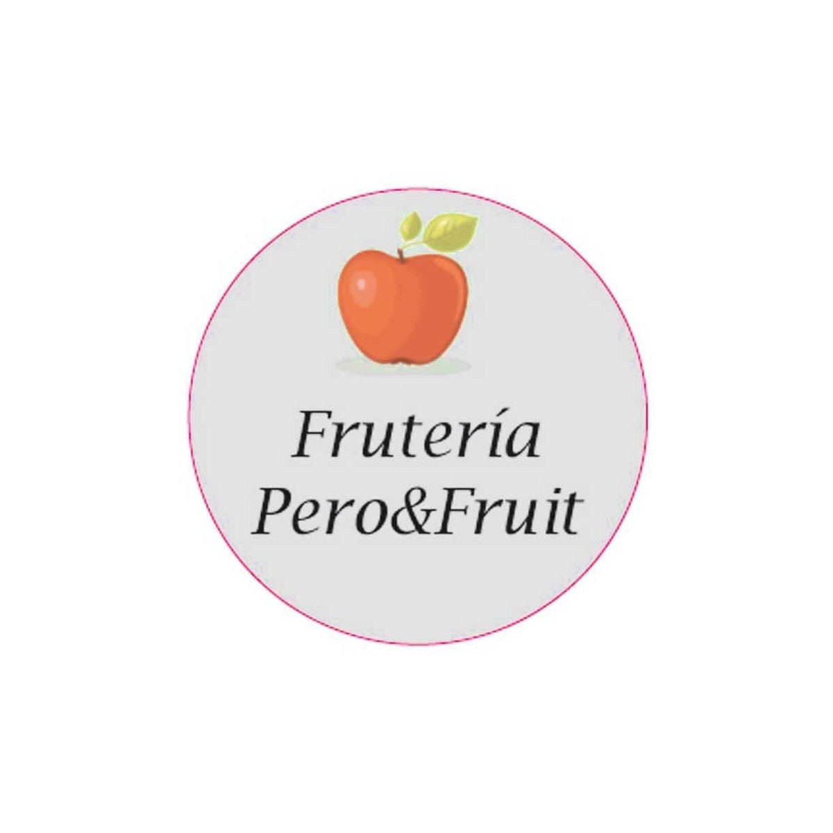 Adesivo personalizzato per aziende 3cm