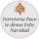 Adesivo personalizzato di 3cm per Natale per le aziende