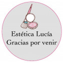 Adesivo Personalizzato 3cm con Motivo di Bellezza