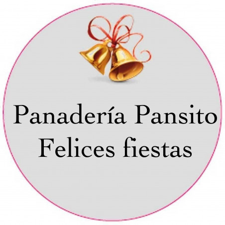 Adesivo natalizio personalizzato per feste 3cm