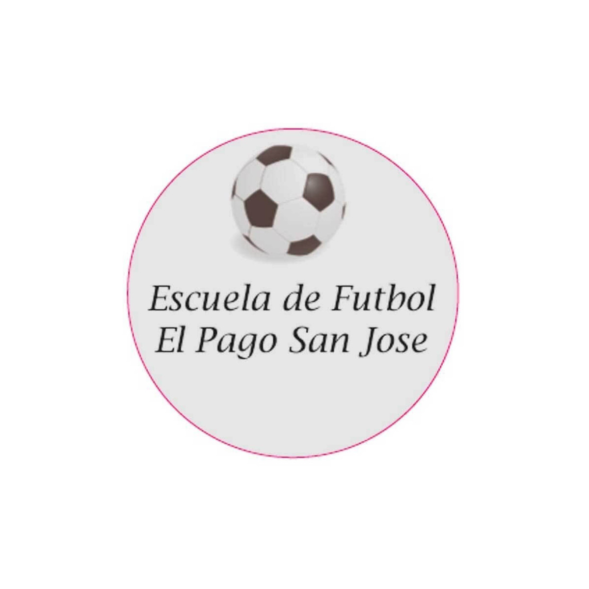 Adesivo personalizzato per eventi di calcio 3 cm con sfondo trasparente